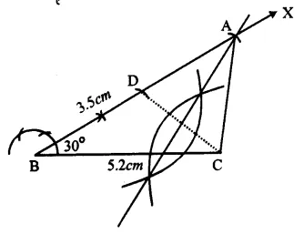 RS Aggarwal Solutions for Class 9 Maths Chapter 12–Geometrical Constructions Question 14