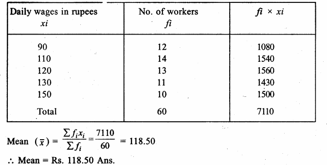 RS Aggarwal Solutions for Class 9 Maths Chapter 14–Statistics Ex 14F Question 1