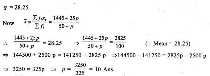 RS Aggarwal Solutions for Class 9 Maths Chapter 14–Statistics Ex 14F Question 6