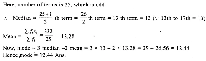 RS Aggarwal Solutions for Class 9 Maths Chapter 14–Statistics Ex 14H Question 6