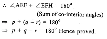RS Aggarwal Solutions for Class 9 Maths Chapter 4–Lines and Triangles Ex 4A Question 9
