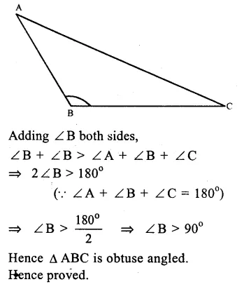 RS Aggarwal Solutions for Class 9 Maths Chapter 4–Lines and Triangles Ex 4A Question 14
