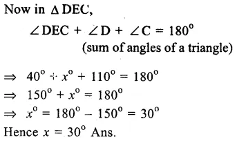 RS Aggarwal Solutions for Class 9 Maths Chapter 4–Lines and Triangles Ex 4A Question 17