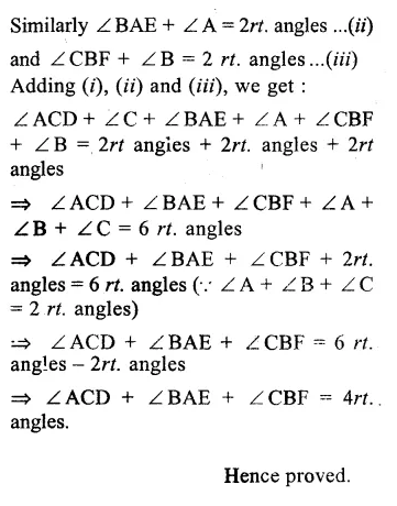 RS Aggarwal Solutions for Class 9 Maths Chapter 4–Lines and Triangles Ex 4A Question 20