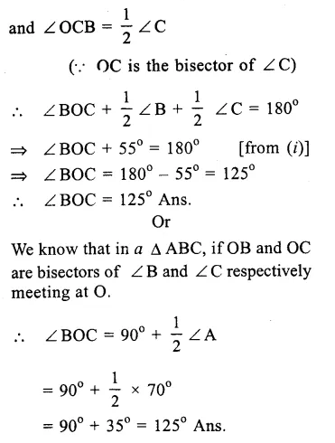 RS Aggarwal Solutions for Class 9 Maths Chapter 4–Lines and Triangles Ex 4A Question 22