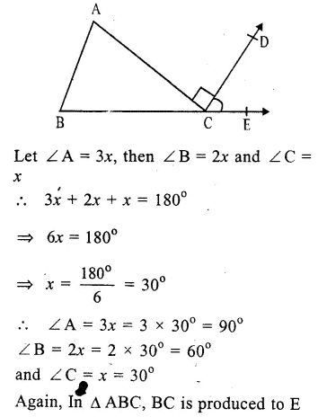 RS Aggarwal Solutions for Class 9 Maths Chapter 4–Lines and Triangles Ex 4A Question 24