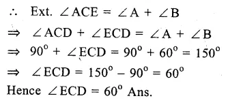 RS Aggarwal Solutions for Class 9 Maths Chapter 4–Lines and Triangles Ex 4A Question 24