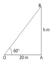 RS Aggarwal Solutions for Class 10 Maths Chapter 14–Height and Distance Exercise 14 Question 1