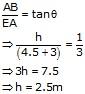 RS Aggarwal Solutions for Class 10 Maths Chapter 14–Height and Distance Exercise 14 Question 5
