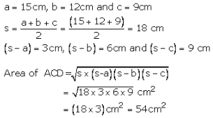 RS Aggarwal Solutions for Class 10 Maths Chapter 15–Perimeter and Areas of Plane Figures Exercise 15B Question 27