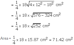 RS Aggarwal Solutions for Class 10 Maths Chapter 15–Perimeter and Areas of Plane Figures Exercise 15A Question 20