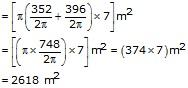 RS Aggarwal Solutions for Class 10 Maths Chapter 16–Areas of Circle, Sector and Segment Question 14