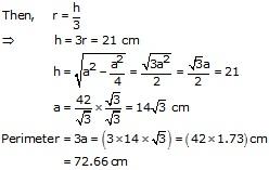 RS Aggarwal Solutions for Class 10 Maths Chapter 16–Areas of Circle, Sector and Segment Question 23