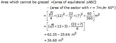 RS Aggarwal Solutions for Class 10 Maths Chapter 16–Areas of Circle, Sector and Segment Question 31
