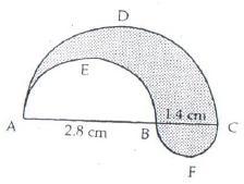 RS Aggarwal Solutions for Class 10 Maths Chapter 16–Areas of Circle, Sector and Segment Question 49