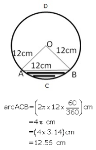 RS Aggarwal Solutions for Class 10 Maths Chapter 16–Areas of Circle, Sector and Segment Question 70