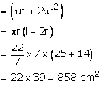 RS Aggarwal Solutions for Class 10 Maths Chapter 17–Volume and Surface Areas of Solids Question 6