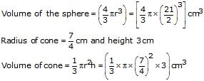 RS Aggarwal Solutions for Class 10 Maths Chapter 17–Volume and Surface Areas of Solids Exercise 17B Question 4