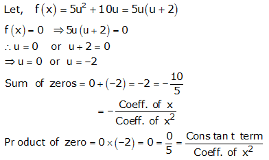 RS Aggarwal Solutions for Class 10 Maths Chapter 2–Polynomials Exercise 2A Question 9