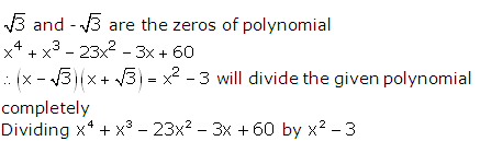 RS Aggarwal Solutions for Class 10 Maths Chapter 2–Polynomials Exercise 2B Question 15