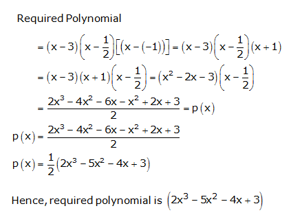 RS Aggarwal Solutions for Class 10 Maths Chapter 2–Polynomials Exercise 2B Question 4