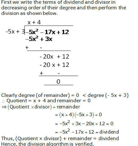 RS Aggarwal Solutions for Class 10 Maths Chapter 2–Polynomials Exercise 2B Question 7