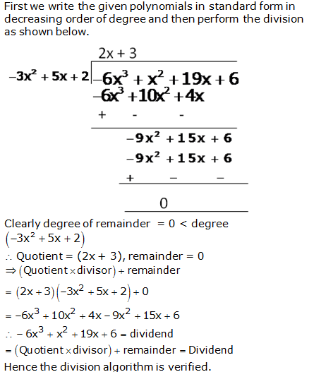 RS Aggarwal Solutions for Class 10 Maths Chapter 2–Polynomials Exercise 2B Question 9