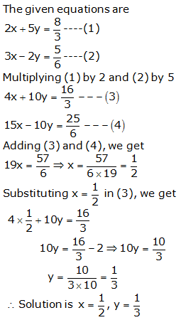RS Aggarwal Solutions for Class 10 Maths Chapter 3–Linear Equations In Two Variables Exercise 3B Question 12