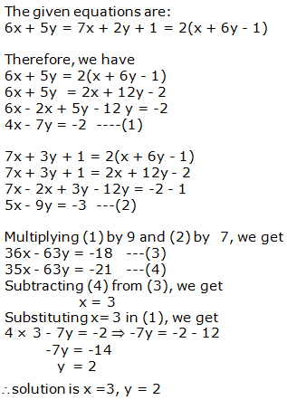 RS Aggarwal Solutions for Class 10 Maths Chapter 3–Linear Equations In Two Variables Exercise 3B Question 15