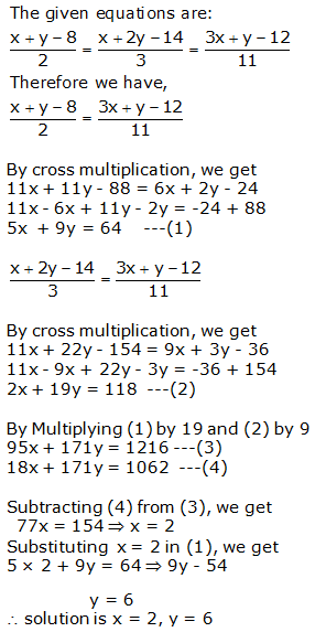 RS Aggarwal Solutions for Class 10 Maths Chapter 3–Linear Equations In Two Variables Exercise 3B Question 16