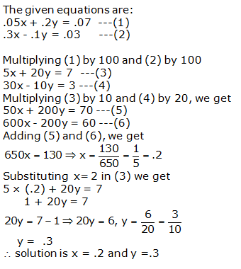 RS Aggarwal Solutions for Class 10 Maths Chapter 3–Linear Equations In Two Variables Exercise 3B Question 18