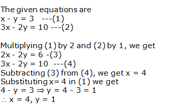 RS Aggarwal Solutions for Class 10 Maths Chapter 3–Linear Equations In Two Variables Exercise 3B Question 2