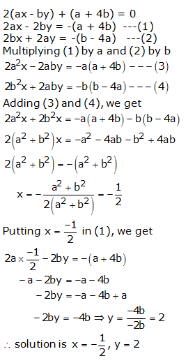 RS Aggarwal Solutions for Class 10 Maths Chapter 3–Linear Equations In Two Variables Exercise 3B Question 24