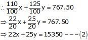 RS Aggarwal Solutions for Class 10 Maths Chapter 3–Linear Equations In Two Variables Exercise 3E Question 34