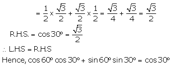 RS Aggarwal Solutions for Class 10 Maths Chapter 11–T Ratios Of Some Particular Angles Question 11