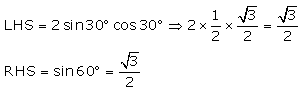 RS Aggarwal Solutions for Class 10 Maths Chapter 11–T Ratios Of Some Particular Angles Question 11