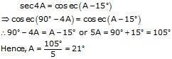 RS Aggarwal Solutions for Class 10 Maths Chapter 12–Trigonometric Ratios Of Some Complemantary Angles Question 14