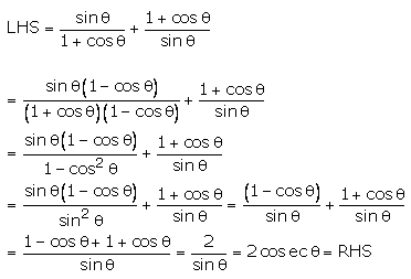 RS Aggarwal Solutions for Class 10 Maths Chapter 13–Trigonometric Identities Ex 8a Question 11