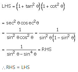 RS Aggarwal Solutions for Class 10 Maths Chapter 13–Trigonometric Identities Ex 8a Question 15