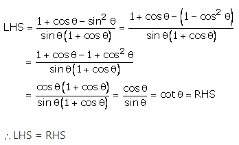 RS Aggarwal Solutions for Class 10 Maths Chapter 13–Trigonometric Identities Ex 8a Question 25