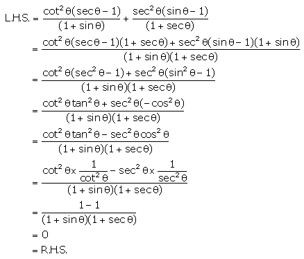 RS Aggarwal Solutions for Class 10 Maths Chapter 13–Trigonometric Identities Ex 8a Question 32