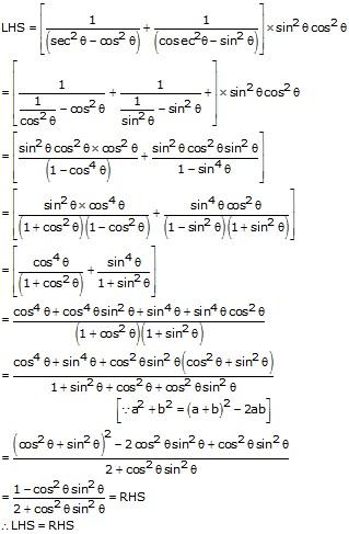 RS Aggarwal Solutions for Class 10 Maths Chapter 13–Trigonometric Identities Ex 8a Question 33