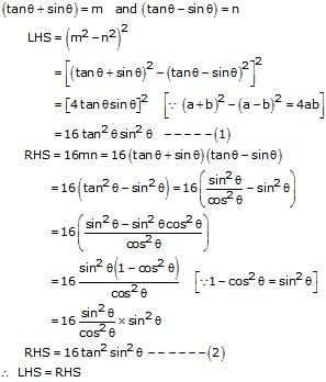 RS Aggarwal Solutions for Class 10 Maths Chapter 13–Trigonometric Identities Ex 8b Question 7