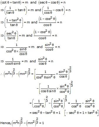 RS Aggarwal Solutions for Class 10 Maths Chapter 13–Trigonometric Identities Ex 8b Question 8