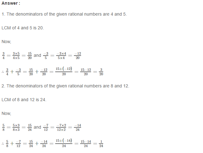 RS Aggarwal Solutions for Class 8 Maths Chapter 1–Rational Numbers Ex 1C Q2