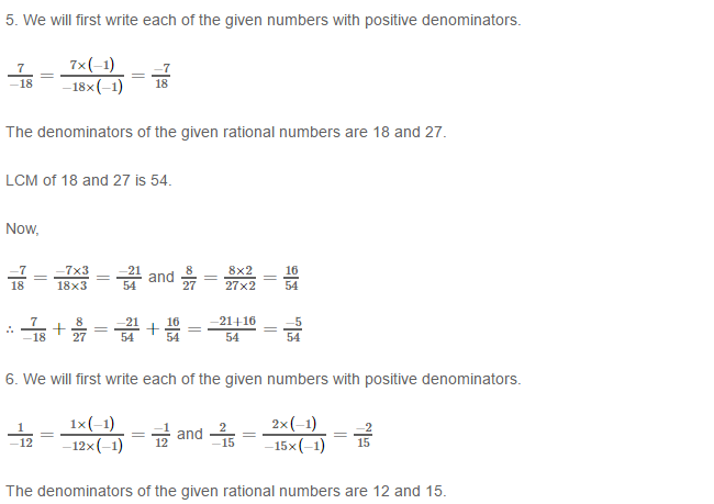 RS Aggarwal Solutions for Class 8 Maths Chapter 1–Rational Numbers Ex 1C Q2