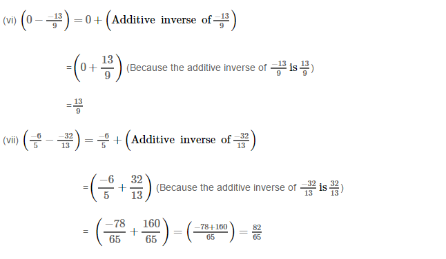 RS Aggarwal Solutions for Class 8 Maths Chapter 1–Rational Numbers Ex 1C Q7