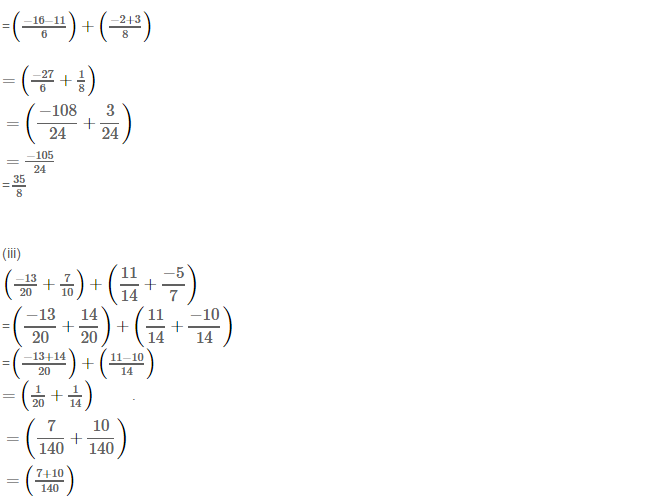 RS Aggarwal Solutions for Class 8 Maths Chapter 1–Rational Numbers Ex 1C Q8