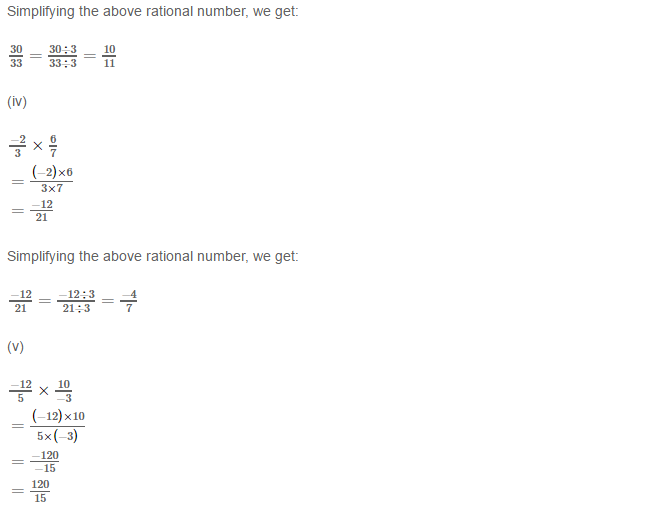 RS Aggarwal Solutions for Class 8 Maths Chapter 1–Rational Numbers Ex 1D Q1