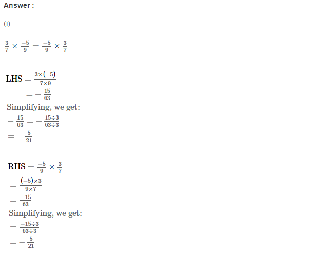 RS Aggarwal Solutions for Class 8 Maths Chapter 1–Rational Numbers Ex 1D Q2